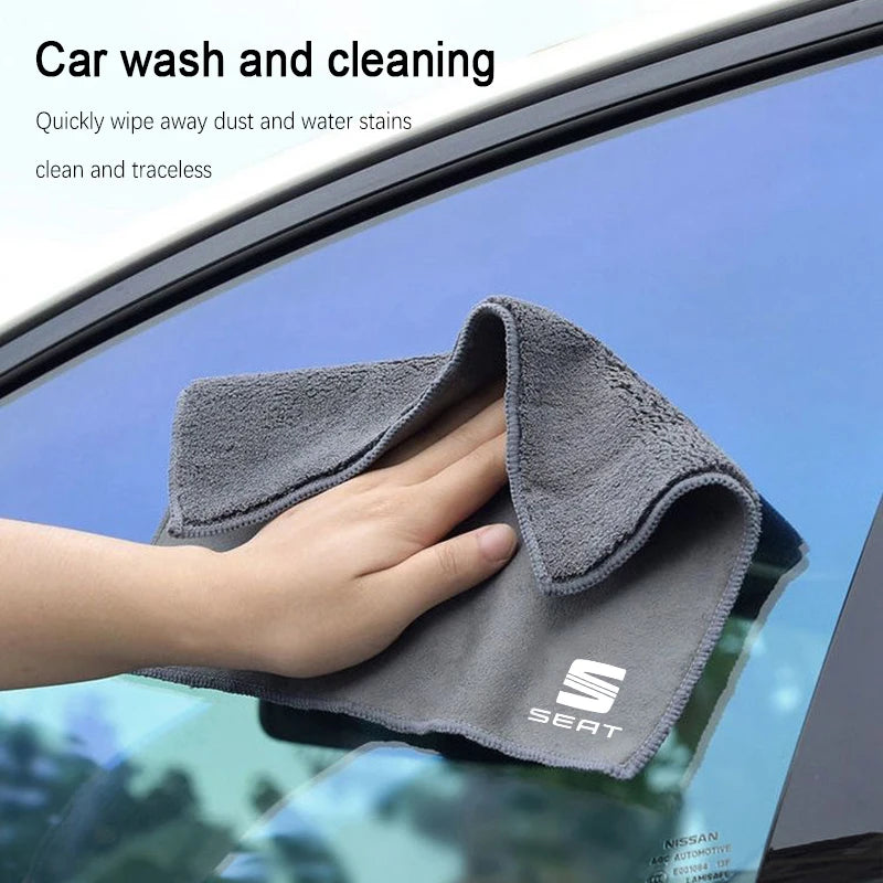 Chiffon Microfibre Detailing Auto - COGNAC/ROUGE/GRIS/BRUN