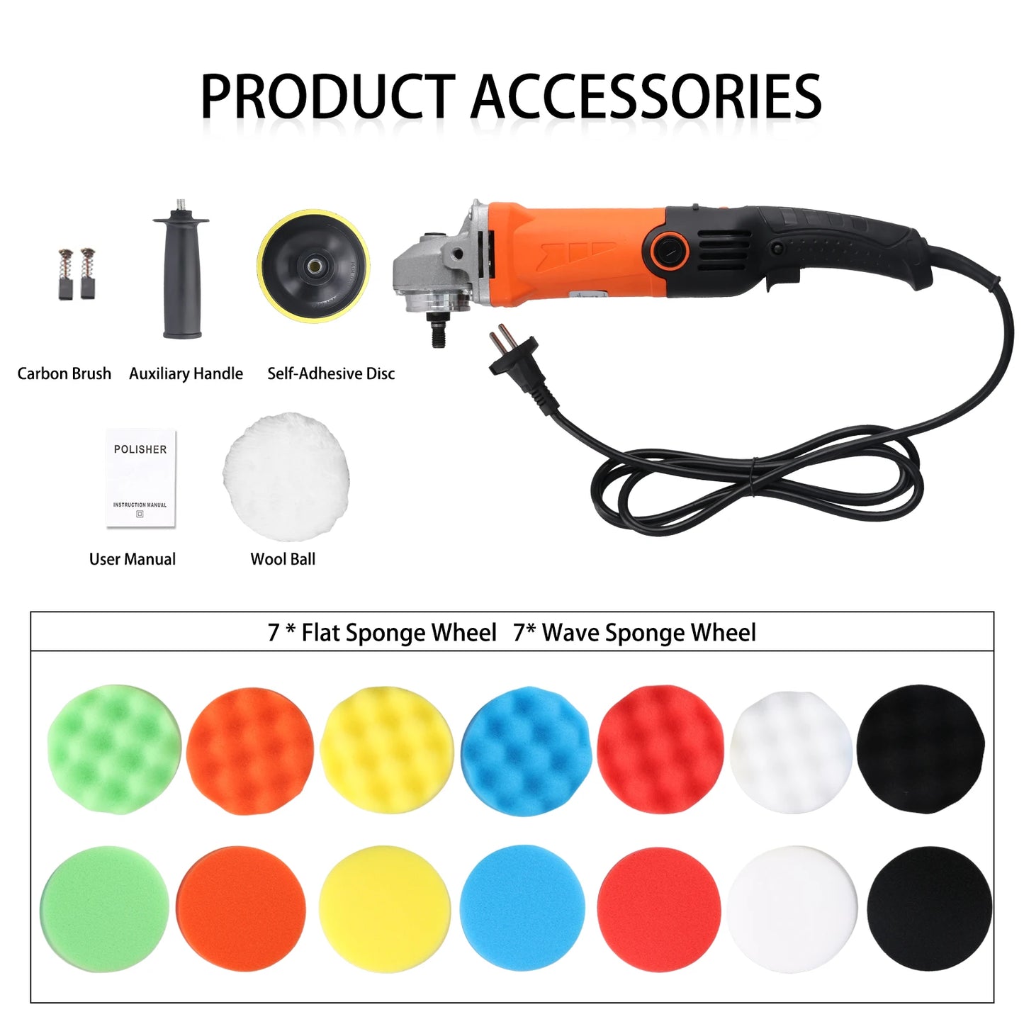 Polisseuse voiture ORANGE