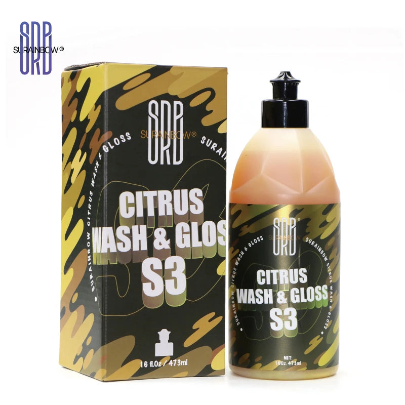 Citrus Wash & Gloss Foaming Car Wash Soap(Works with Foam Cannons/Guns or Bucket Washes)Safe for Cars,Trucks,Motorcycles,RVs
