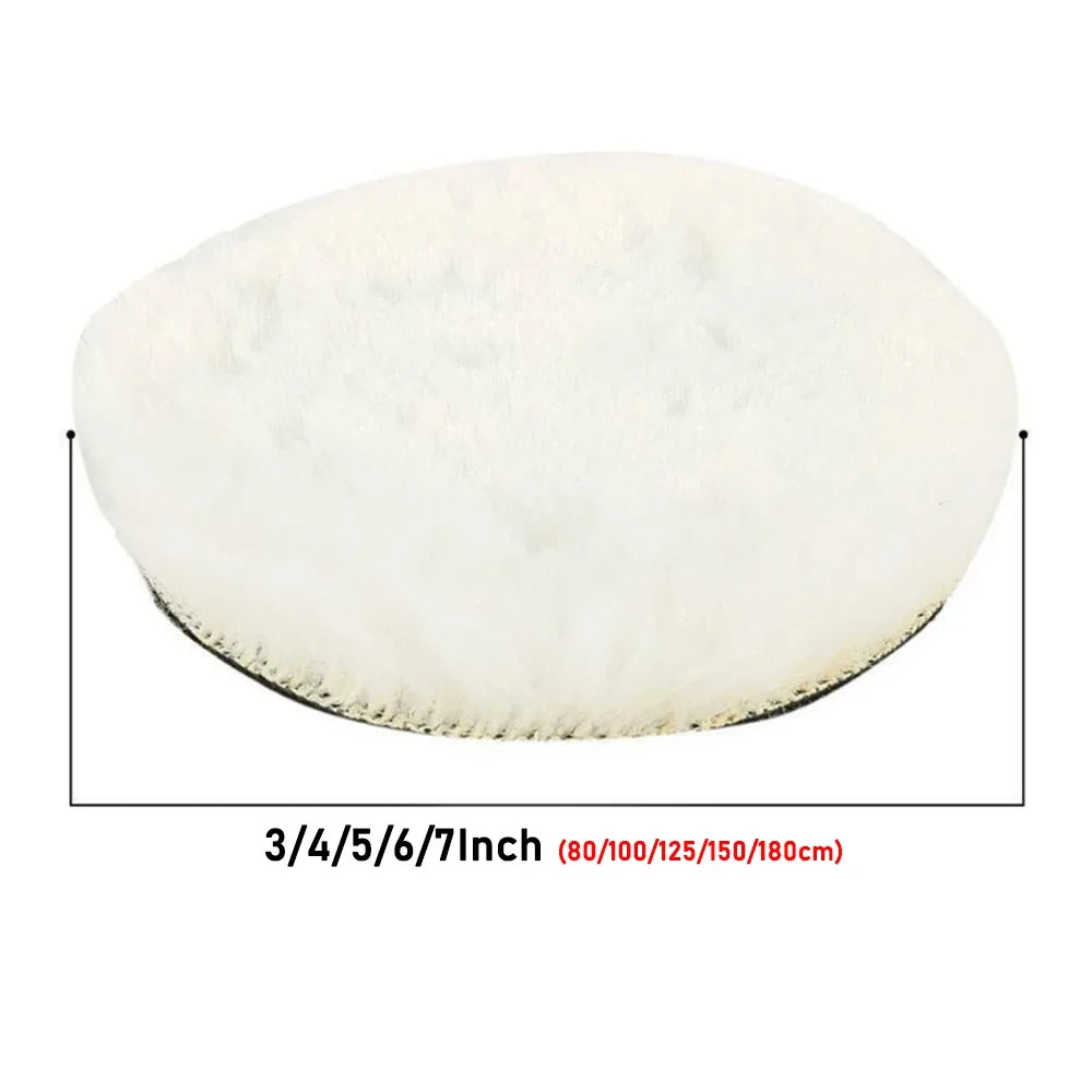 Kit Polisseuse Voiture en LAINE 5 Pièces