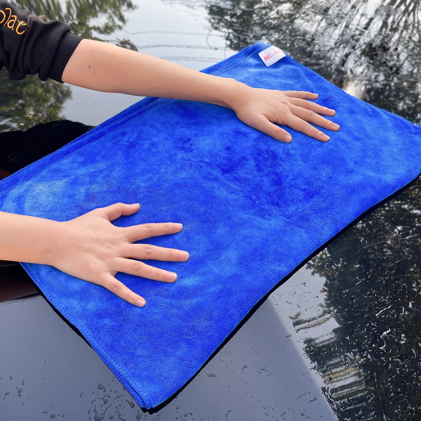 Chiffon Microfibre Detailing Auto - BLEU/GRIS