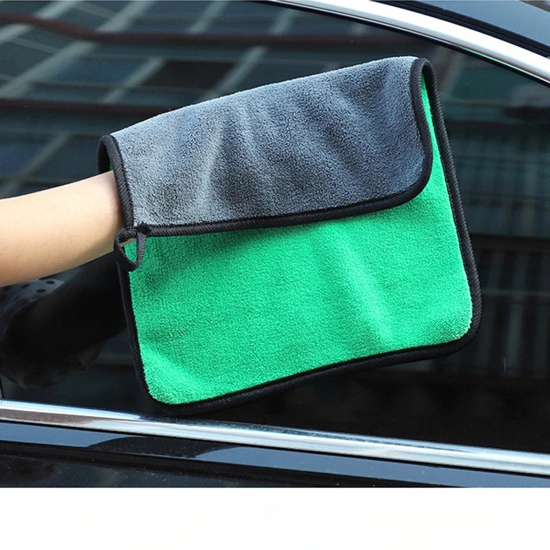 Chiffon Microfibre - GRIS/VERT - Différentes tailles