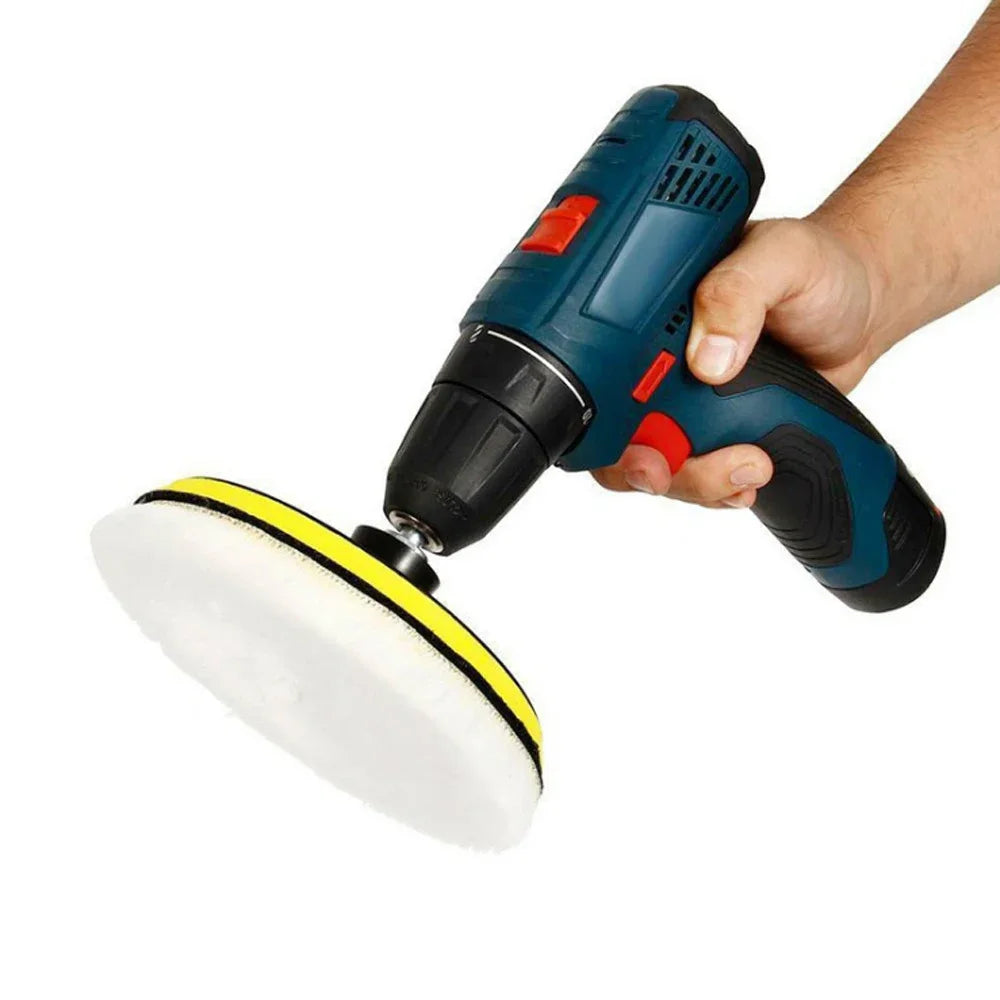 Kit Polisseuse Voiture en LAINE 5 Pièces