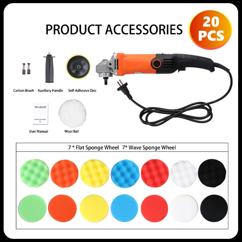 Polisseuse voiture ORANGE