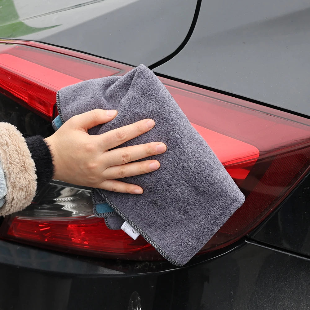 Chiffon Microfibre Detailing Auto - BLEU/GRIS - Différentes tailles