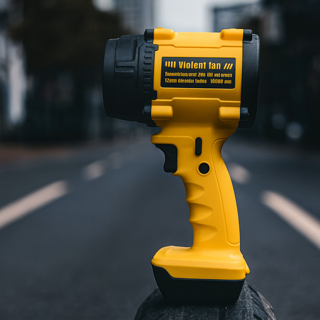 Souffleur à batterie portable jaune